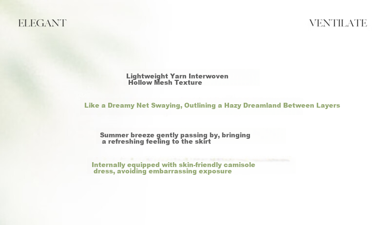 Olrain Hollow Out Dress Women Summer Vacation Style Spaghetti Strap Two-Piece Knitted Long Dress Coconut Milk White S 2