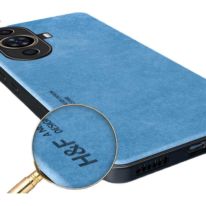 Чехол HotFire для Huawei Nova 11 / Nova 12 Vitality Edition, кожаный, противоударный, черный