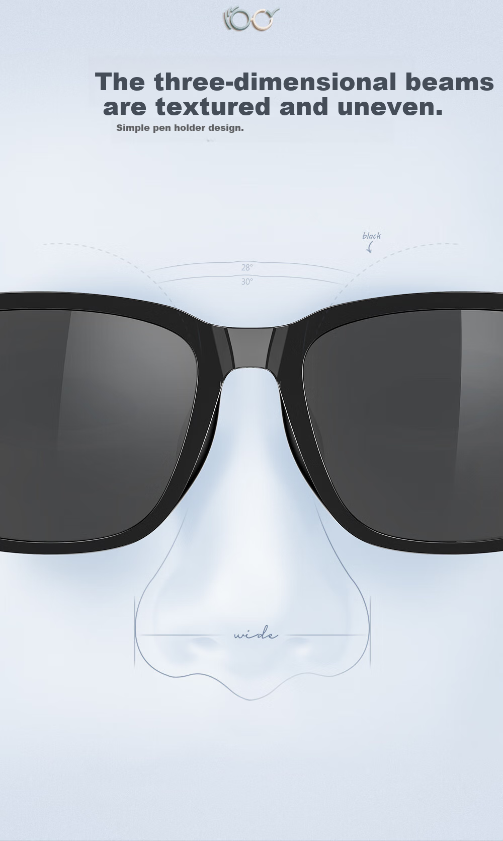 PARIM Men's Fashionable Square Sunglasses, UV Protection Polarized Glasses for Driving, Trendy Sunglasses 76023 7