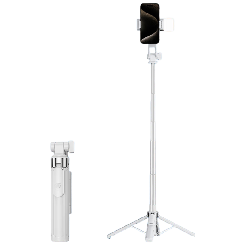 Zhiguozhe 2026 New Mini Selfie Stick Travel Portable Phone Holder 360° Rotation Anti-Shake Automatic Tripod Follow Shooting Photography Tool Concert