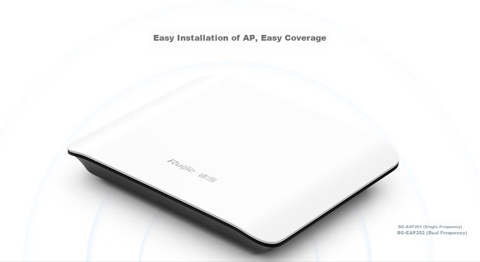Ruijie Wireless Ceiling AP RG-EAP201, Wireless Speed 300M Single-Band, Enterprise-Grade Whole-House WiFi Router, Wall-Penetrating And Wall-Mounted, for Villas, Hotels, And Large Apartments Networking 2