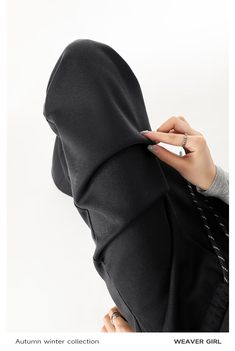 MJ STYLE Women's Straight-Leg Slight Flare Pants 2026 Autumn New Natural Drape Slim Fit Casual Wide-Leg Sports Sweatpants 3