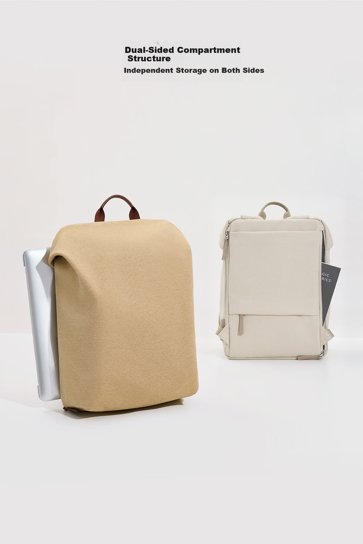 ITO "Lu Yuxiao Same Style" TRUFFLE 2 Rock White 18L Travel Lightweight Backpack for Men And Women, Air Bag Laptop Bag 17