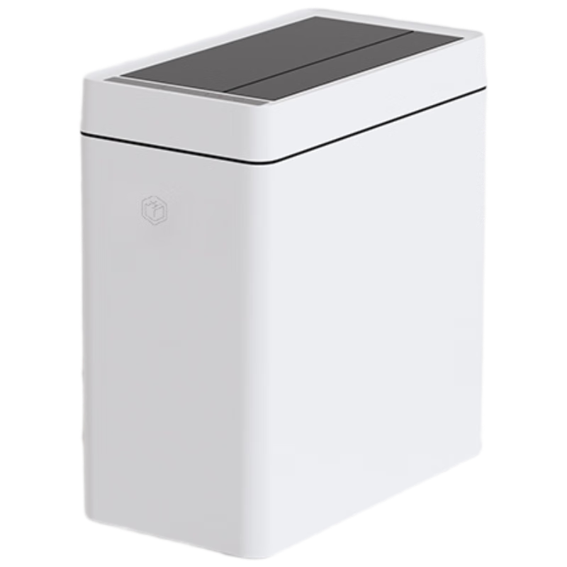 JD Original Smart Sensor Ozone Sterilizing Narrow Gap Trash Can 10L, Sensor-Activated for Home Bathroom Living Room Bedroom