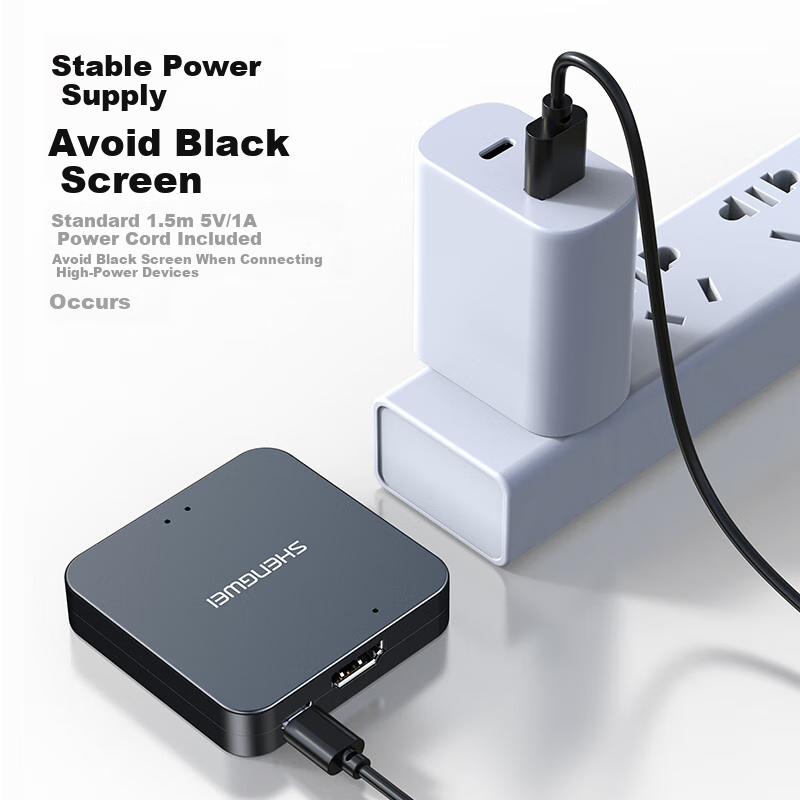 Shengwei HDMI Splitter DHD5102G, 1 вход 2 выхода, 4K@60Hz, 30 м, ABS пластик