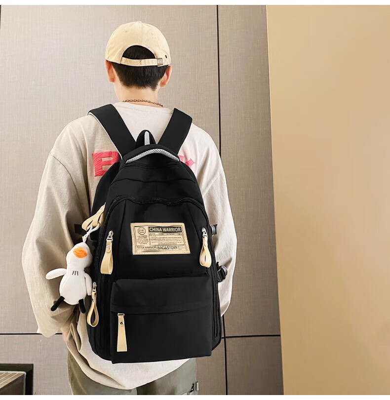 Huili Backpack for Women, College Students, High School Students, Teenage Girls, Casual Simple Lightweight Large Capacity Backpack for Me 4
