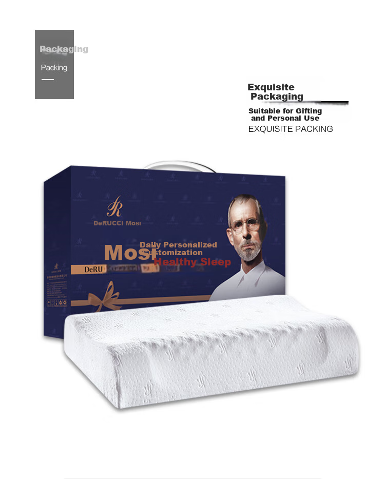 DeRUCCI Pusu 93% Imported Thai Natural Latex Pillow, Neck Support Pillow, Sleep Aid, Specialized for Sleeping, Textured Massage Pillow, Adult Pillow 13