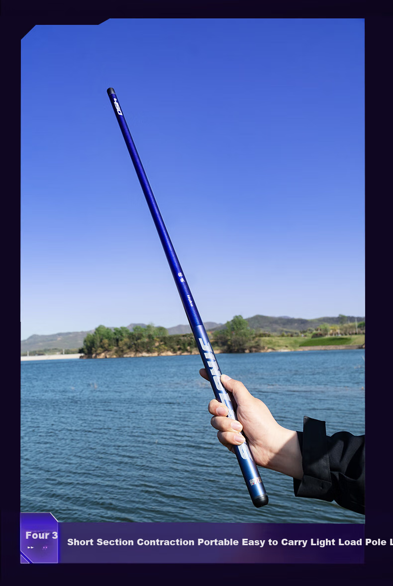 Jinglang 3.6-Meter Fishing Rod, Portable Short Section Stream Rod, 19 Sections 6H Lake And Reservoir Fishing Rod, Versatile Big Fish Fishing Pole, Fishing Tackle 16