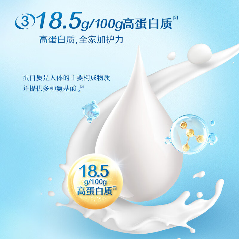 伊利高钙多维营养奶粉 成人奶粉 全家奶粉 营养品 早餐 高蛋白质 300g