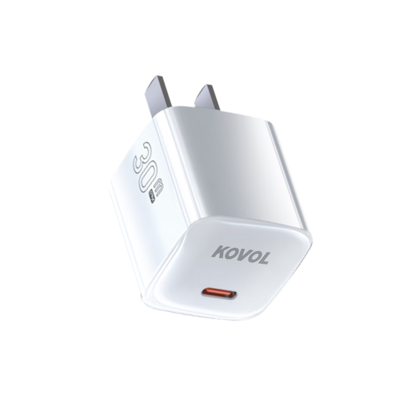 KOVL Compatible with Apple 18/17/16/15/14 Charging Head, PD30W Fast Charging GaN Charger for Apple IPhone 16 Pro/15/14 Pro Max/iPad, Smartphones And Tablets
