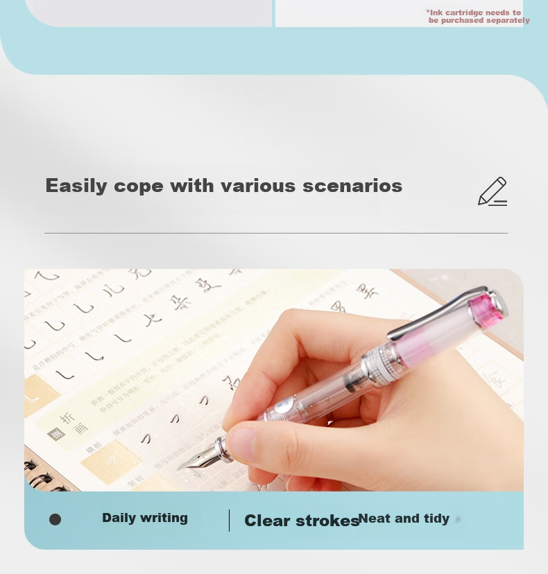 PILOT PRERA Fountain Pen, Colorful Calligraphy Practice Pen, Business Signature Pen, Calligraphy Birthday Gift, FPR-3SR, Pink, M Nib, Single Pe 8