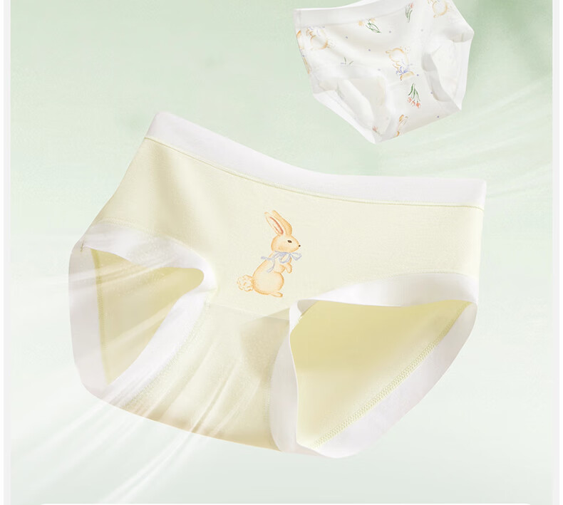Mianqixiong Girls' Underwear Children's Bamboo Cotton Class A Mid-to-Large Kids Boxer Shorts Autumn Winter Moisture-Wicking Girl's Boxer Briefs - 130 8