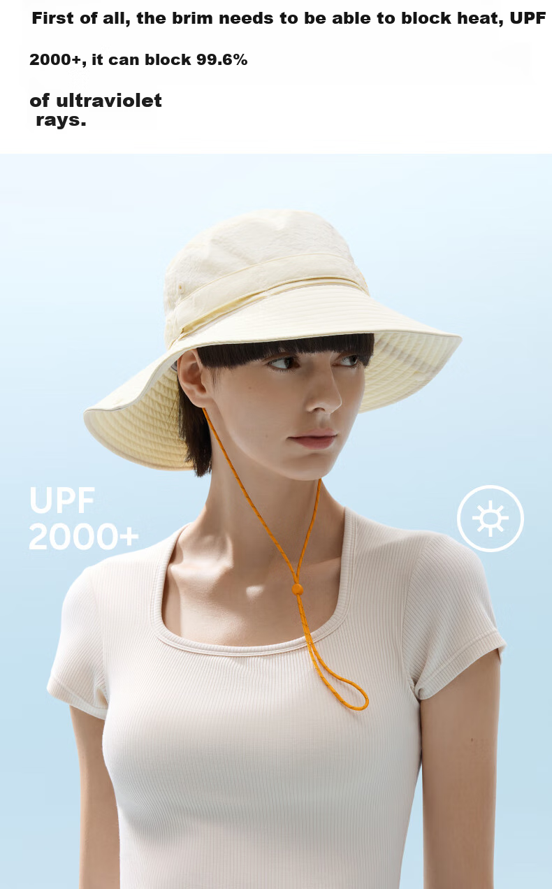 Bananain [Wang Yibo's Choice] Liangpi 502 UV Protection Hat for Men And Women, Sun Protection Fishing Hat with UV Protectio 6