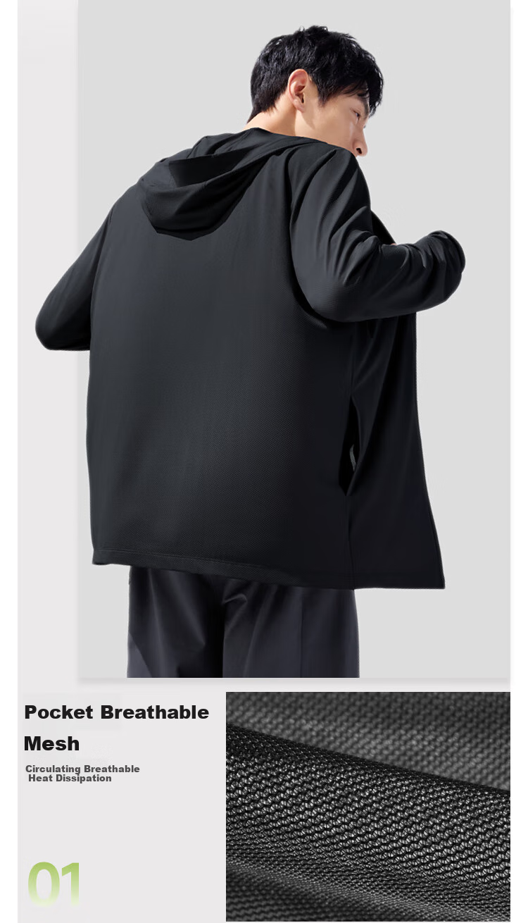 Beneunder Sun Protection Clothing, Unisex Summer UV-Resistant Breathable Sun Protection Jacket, Sports Casual Outerwear AS599 6