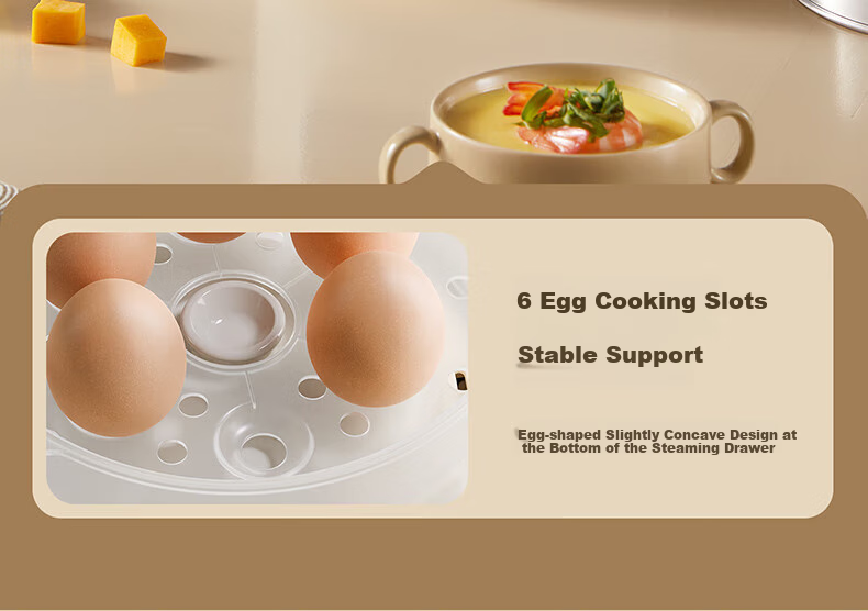 OIDIRE (Oudian) Electric Stew Pot, Double Boiler Soup Cooker, Health-Preserving Ceramic Pot with Automatic Timer for Bird's Nest And Baby Food, ODI-DDZ23A Steamer Model 13