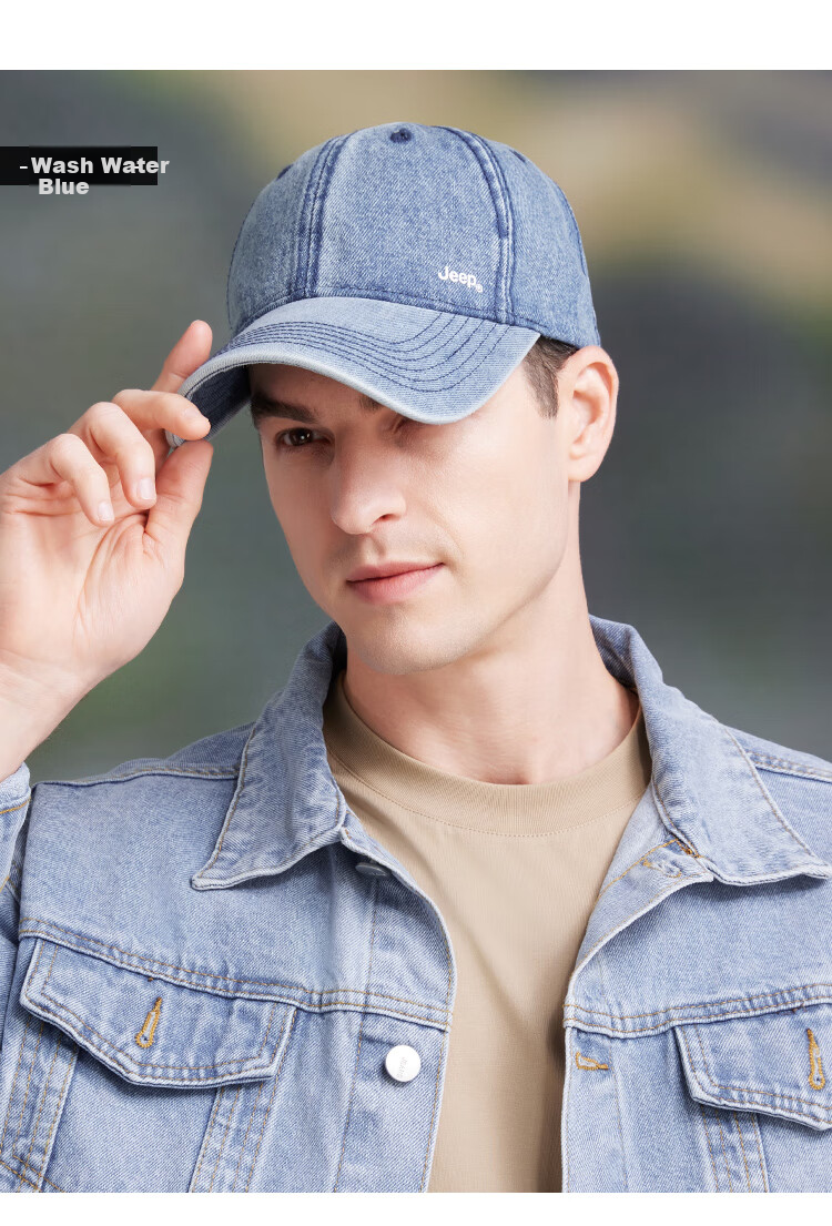 JEEP Baseball Cap for Men, All-Season Pure Cotton Visor Hat, Sun Protection Hat, Retro Sunhat for Men And Women, Purple 15