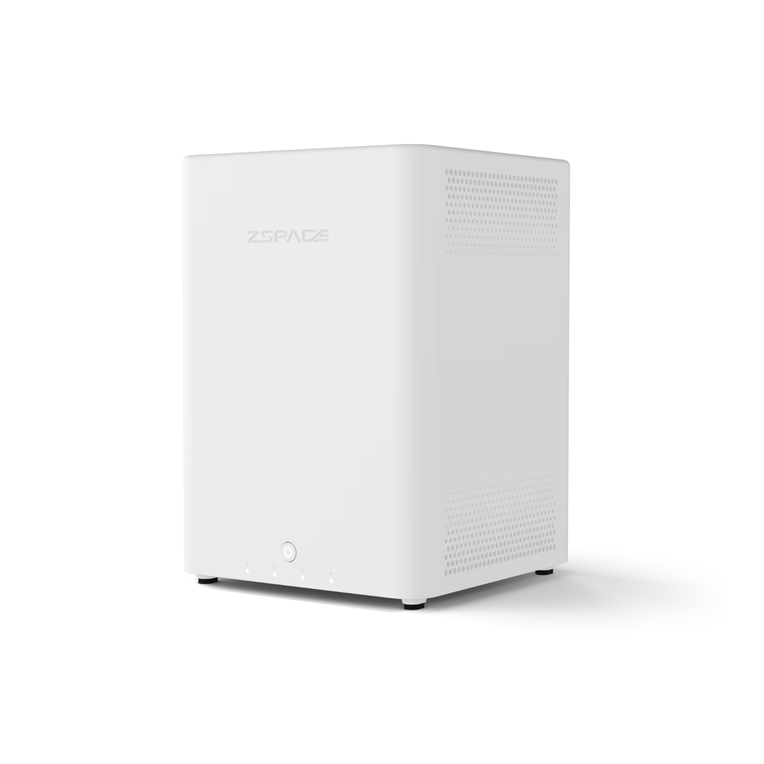 Jikongjian Family Storage 8TB, Q4-X86 Architecture, 4-Bay AI NAS Network Storage Server (Built-In Two Red Drives Plus 4TB Hard Drive), No Installation Required
