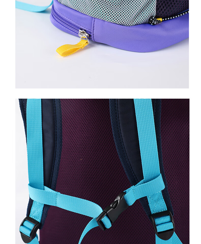 KUMPOO Featherweight Badminton Sports Backpack Hiking Double Shoulder Bag Crying Center Collaboration Model Xunfeng KB-526.CCC Gray 15