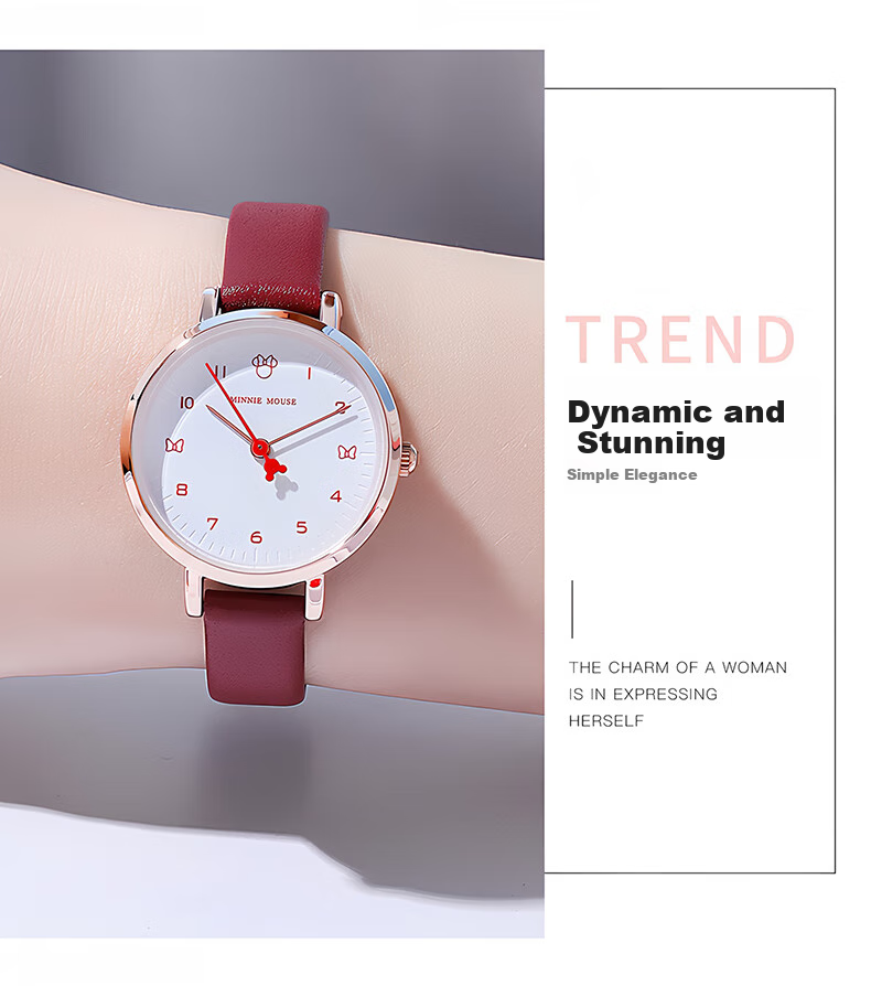Disney Watch for Women, Students, Elementary School Girls, Children, Middle And High School Students, Back-To Gift, Analog 3