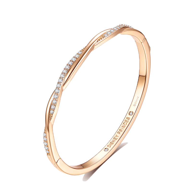 Disney Women's Fashion Rose Gold Mobius Strip Bracelet Birthday Gift