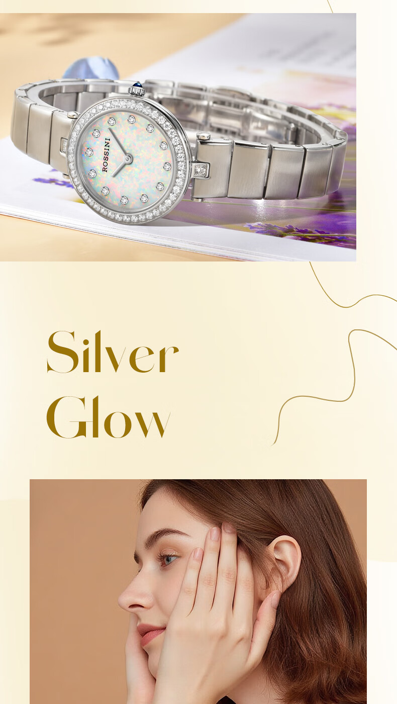 Rossini New Quartz Women's Watch Minimalist Luxury Birthday New Year Valentine's Day Gift for Women 16