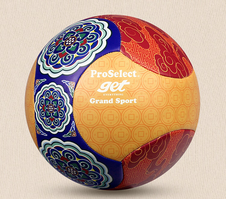 ProSelect Football No.5 National Style Fashion Durable PU Machine Sewn Junior High and Primary School Campus Training Match Soccer Ball GS264M 2
