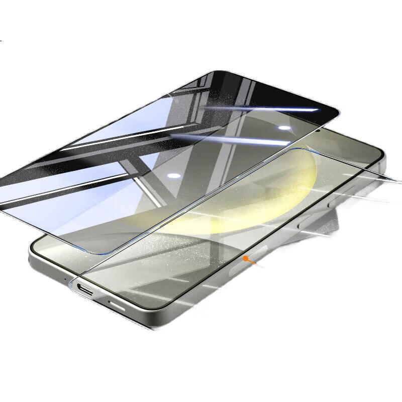 Защитное стекло Smorss для Samsung S24+, полное покрытие, антибликовое, HD, защита от отпечатков пальцев, пылезащитное, противоударное