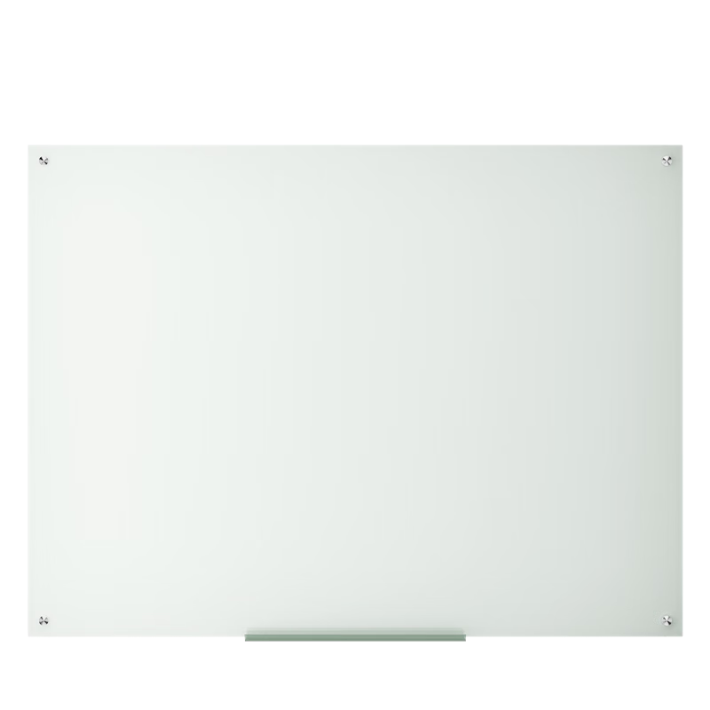 Deli 120*90cm Hanging Glass Whiteboard, Erasable Writing Board for Office Meetings And Boards, Home Teaching Children's Drawing Board, Performance Display Board, Magnetic Tempered Glass Hanging Board