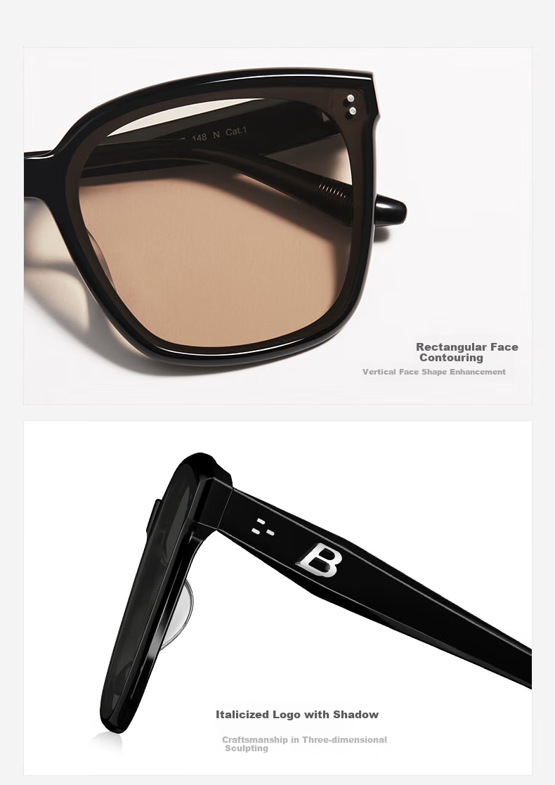 BOLON Sunglasses for Men And Women, Polarized Versatile UV Protection Square Sunglasses BL3217 C11-Translucent Gray 2