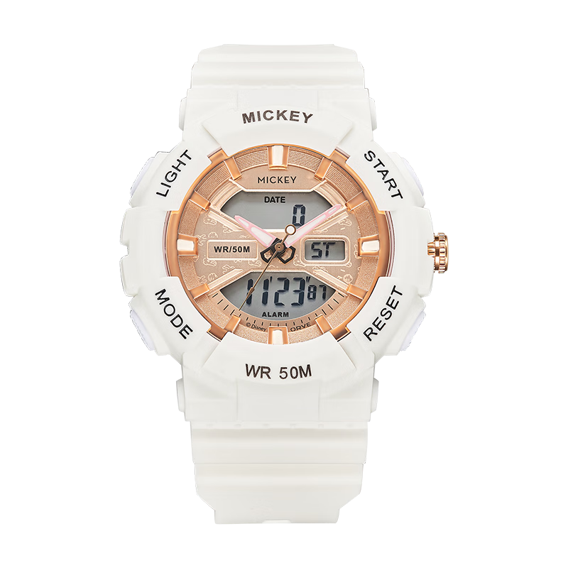 Disney Student Waterproof Swimming Alarm Clock High-Value Girls Electronic Watch for Middle School High School Children Sports