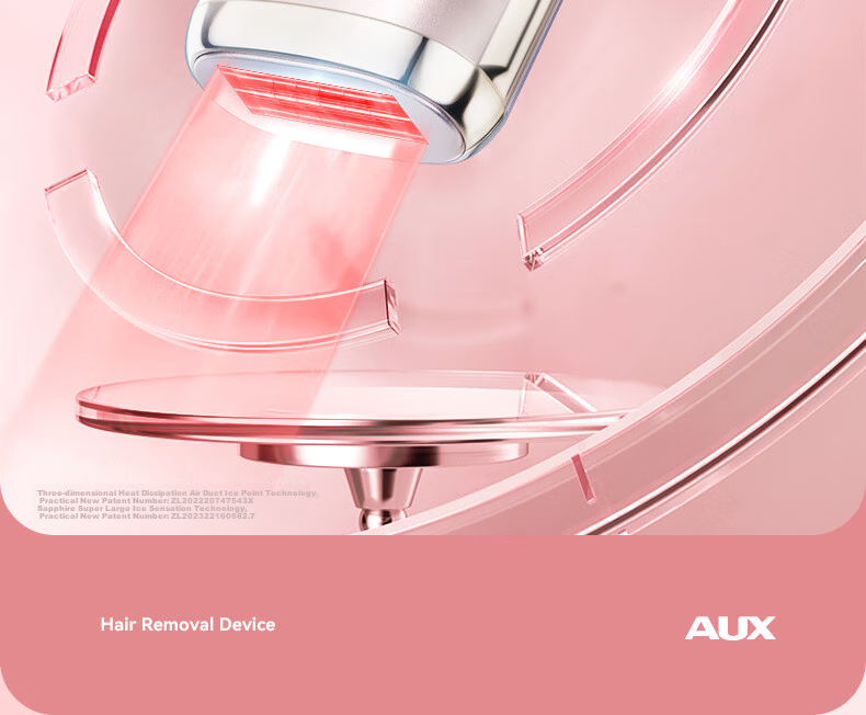 AUX Hair Removal Laser, Sapphire Ice Point, Painless Full-Body Underarm And Private Parts Home Shaver, Gift for Girlfriend Or Wife, Holiday Present, 1208 3