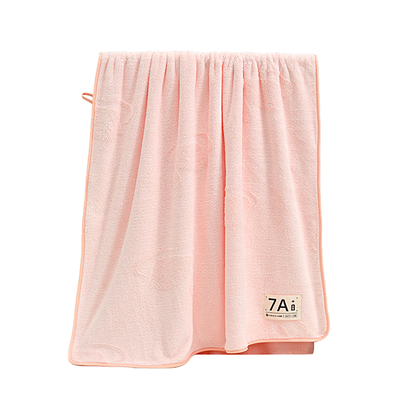 Grace 7A Grade Antibacterial Bath Towel, Thickened Quick-Drying Soft Adult Coral Fleece, Men's And Women's Swan Style Jacquard Large Bath Towel for Sports