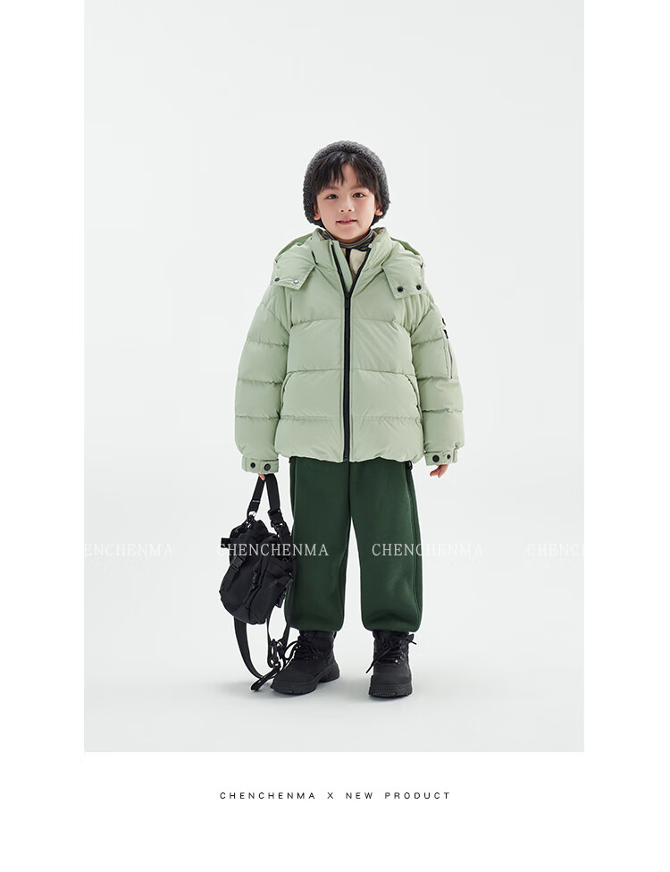 Chenchenma [Popcorn] Girls' Casual Pants, New Winter Style with Fleece Lining, Thickened All-In Warm Children's Joggers, 6837D 26