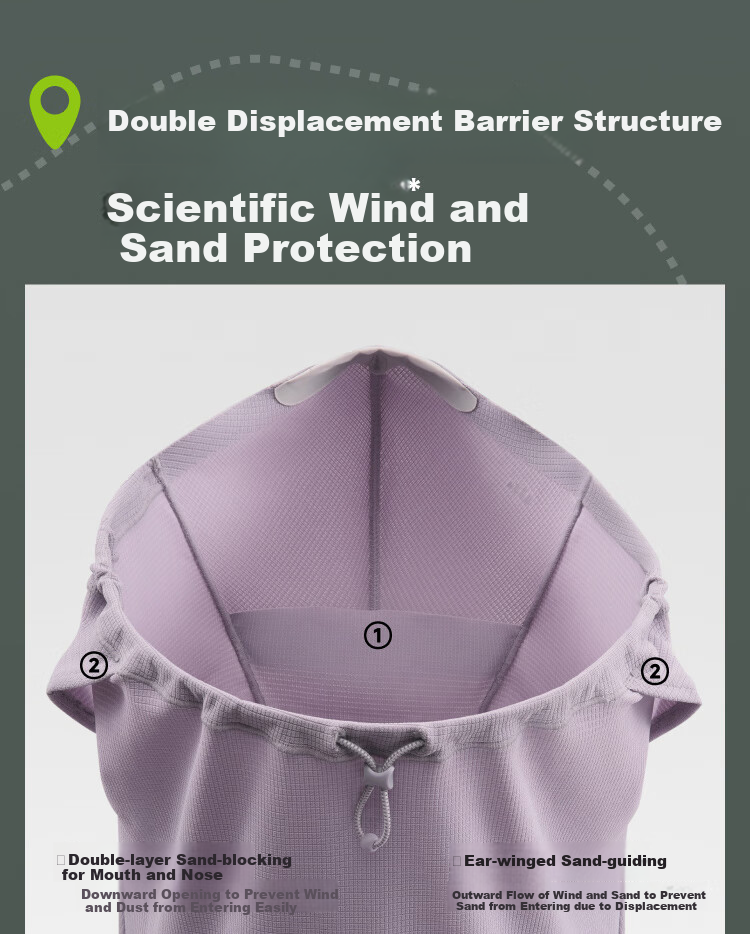 Beneunder Breathable Sun Protection Face Mask, Neck Guard for Hiking, Men's Cycling Mask, Neck Gaiter for Women, UV Protection And Sun Protection Neck Warmer 11