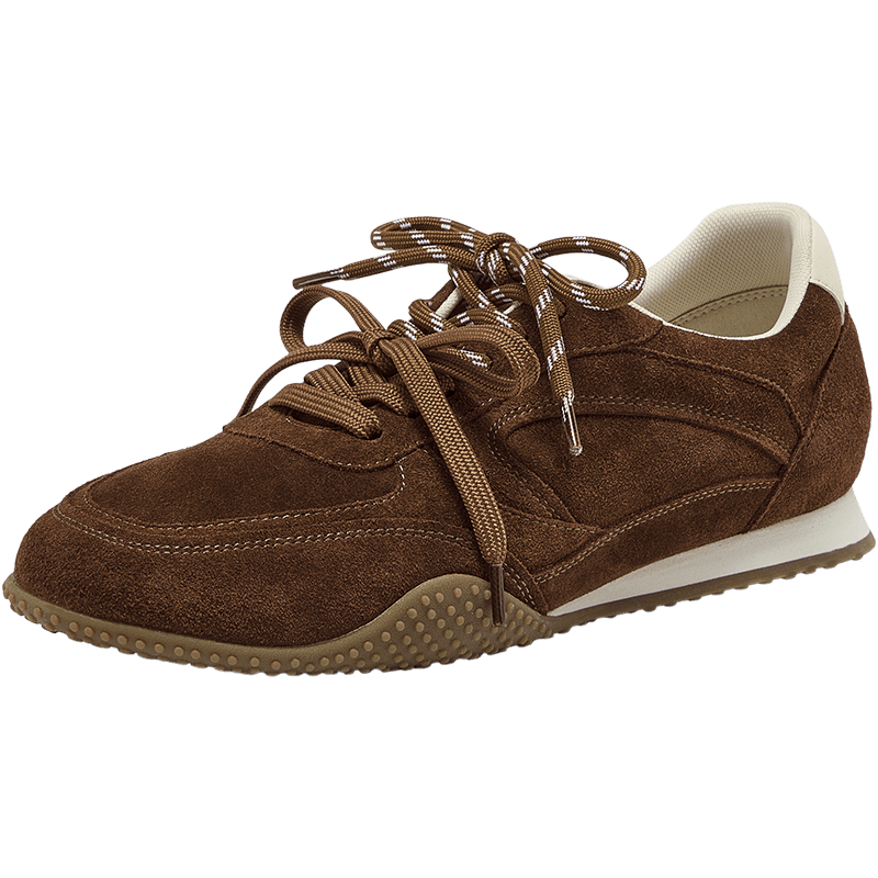Bata Women's Casual Shoes Spring Autumn Thick Sole Sports Shoes UNX09CM5 Brown Size 38