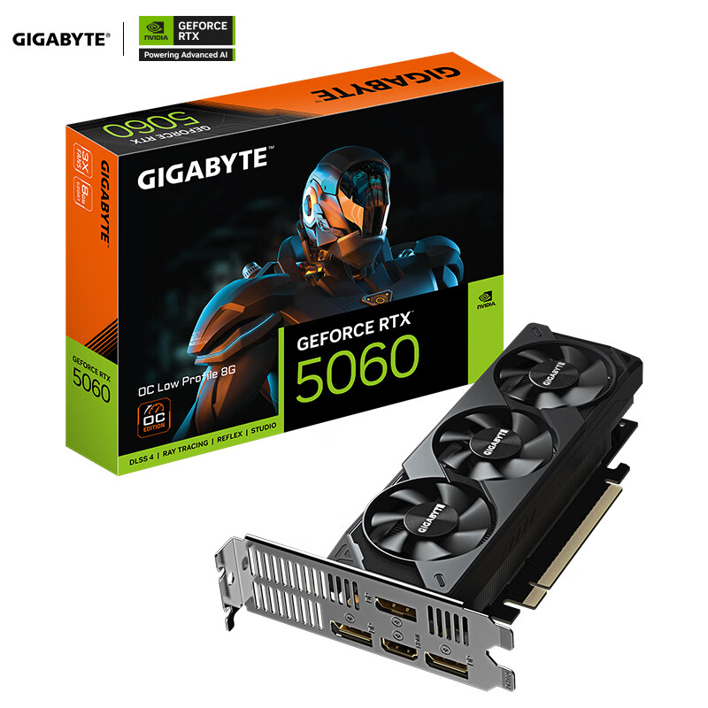 GIGABYTE GeForce RTX 5060 OC Low Profile 8G Gaming Design OpenClaw Local Deployment Graphics Card
