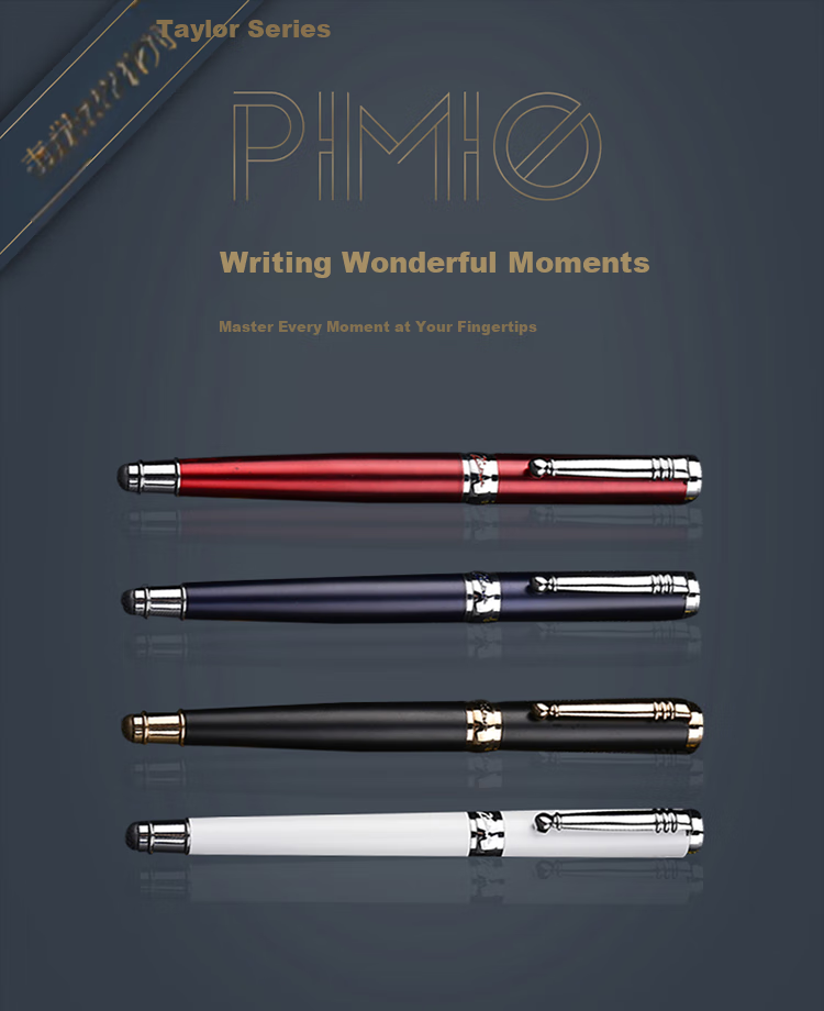Pimio Fountain Pen, Signature Pen, High-End Business Office Gift, Birthday Present, for Women And Adult Students, Calligraphy Writing Ink Pen, Taylor Series 951 Wine Red 1