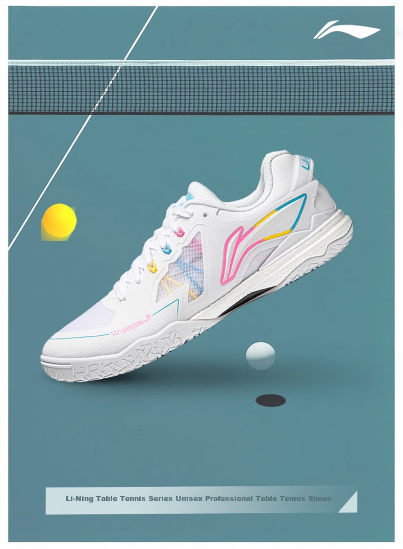 LI-NING Qilin 3.0 Unisex Table Tennis and Badminton Shoes Non-Slip Shock Absorption Training Sports Shoes Size 40 1