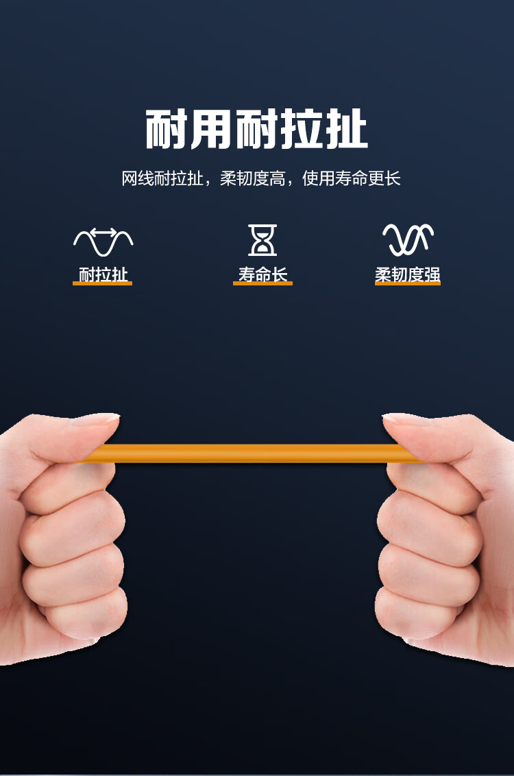 H3C Category 6 Gigabit Ethernet Cable, 0.55 Pure Copper Core [Low Smoke Zero Halogen Flame Retardant], CAT6 Unshielded Anti-Interference Twisted Pair Cable, Home Security Network POE Box Cable, 305 Meters 6