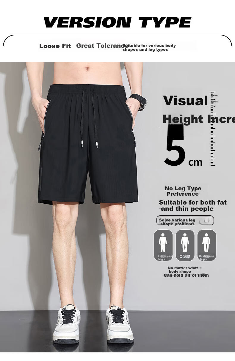 SWAMP AREA Ice Silk Sports Shorts for Men, Summer Lightweight Loose Quick-Dry Cool Basketball Shorts D821 Dark Gray 3XL 2