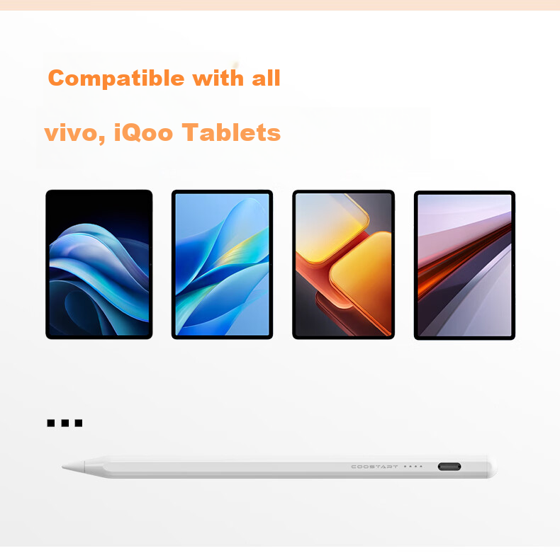 COOLSTART Compatible with Vivo Tablet Stylus Pencil3/2s Capacitive Pen, Touchscreen Pen Alternative for VivoPad5Pro/3/2Pro/SE/iQOO Pad5e, Pearl White 4
