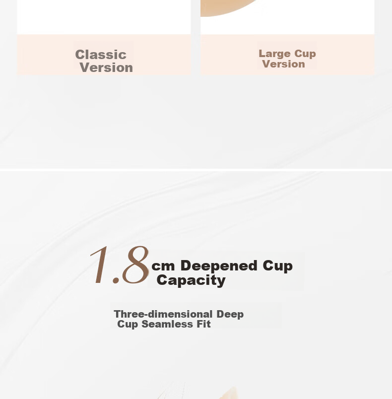 Vcn Pink Breast Petals [Large Chest Style] Porcelain White Skin, Wedding Dress Thin Invisible Silicone Breast Pads for Women, Strapless Anti-Nipple Show 8
