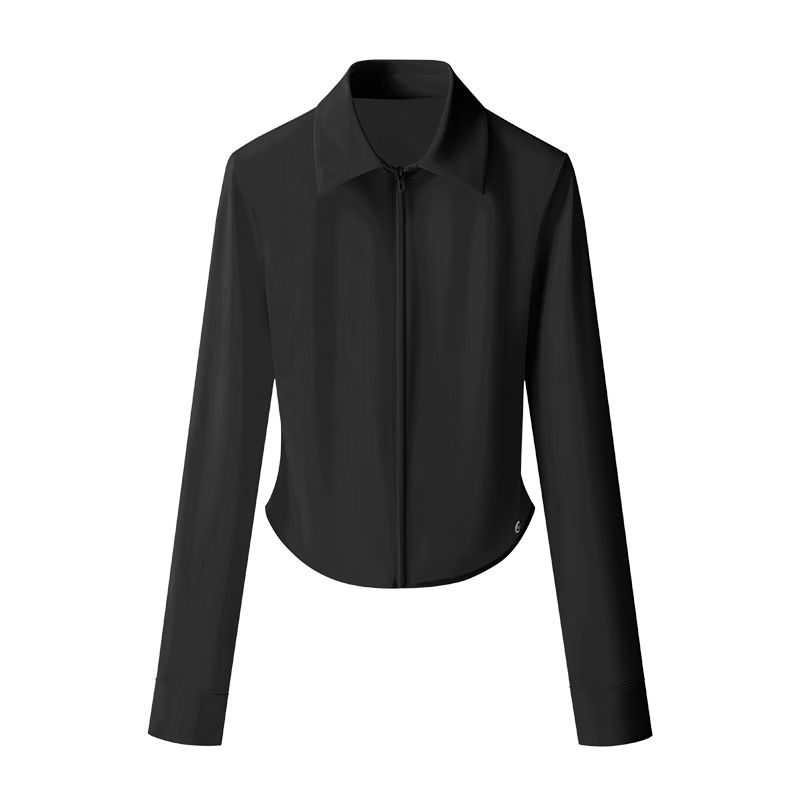 KAZUKOIN Slim Sun Protection Shirt for Women, Spring And Summer UV Protection Outdoor Sports Ice Silk Sun Protection Clothing