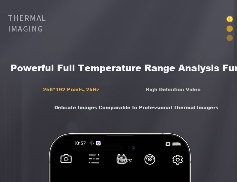 FLUKE TC01A Smartphone Thermal Imager, Thermal Imaging Night Vision Device, Infrared Thermometer, High-Definition Thermal Imager 9