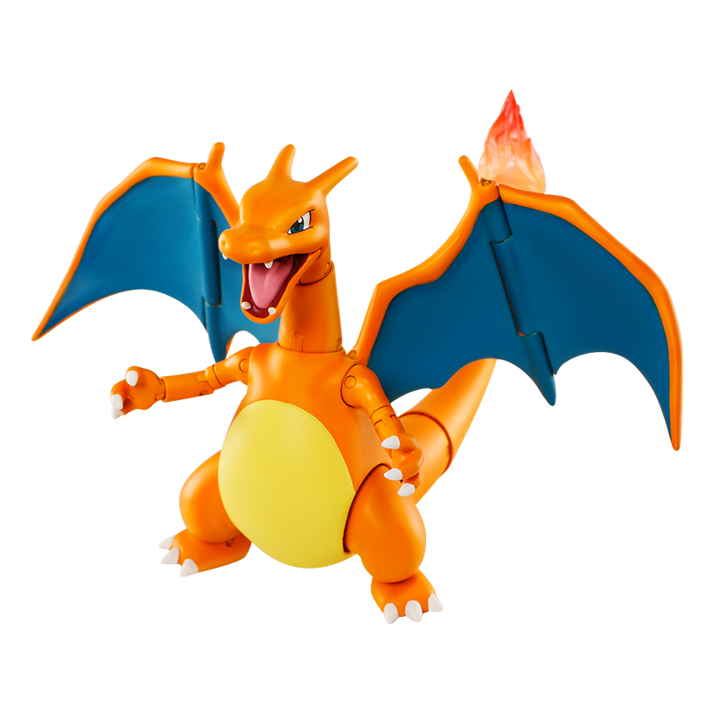 Lingdong Creative Pokemon Charizard Peripheral Children's Toy Boys Birthday Gift Articulated Desktop Figurine Model