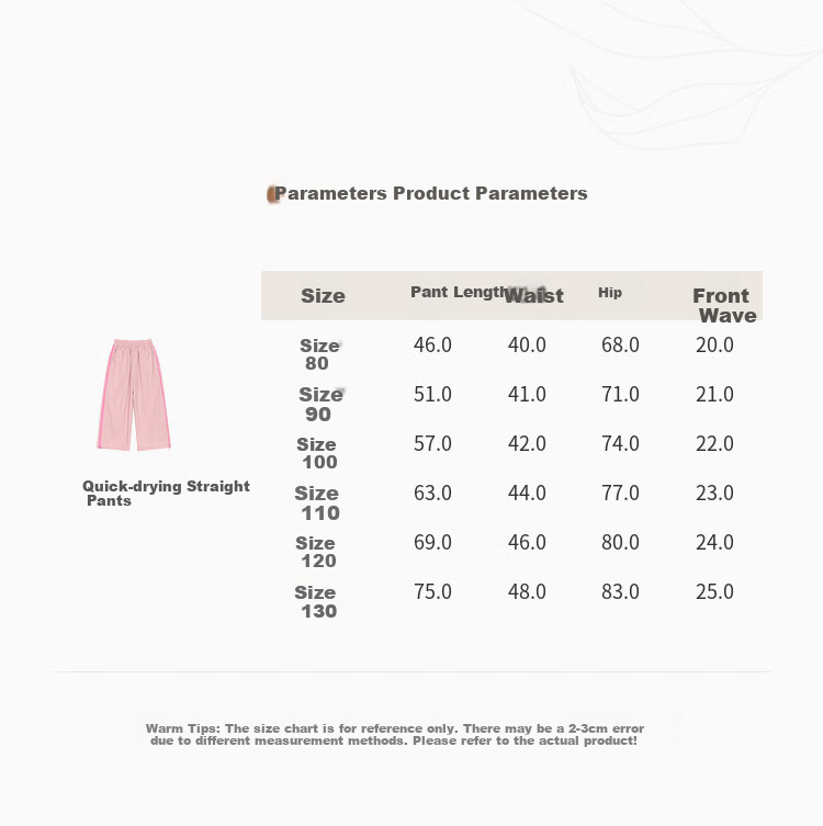 LUSON Children's Clothing, Baby Straight-Leg Pants for Girls, Quick-Dry Trousers, New Summer And Autumn Style, Casual Lightweight Pants for Girls 8