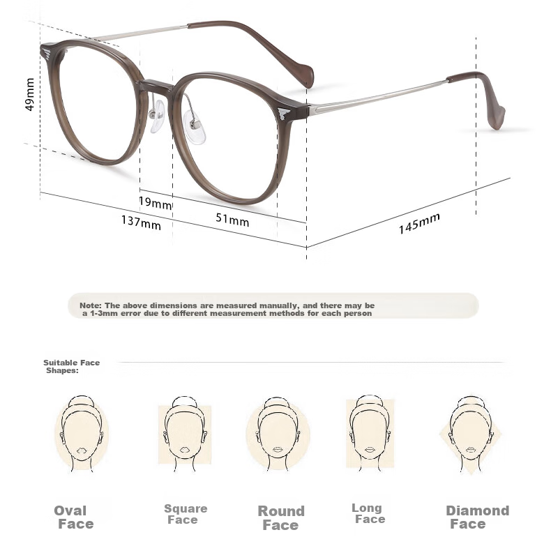 Pulais Reading Glasses for Women, Imported Comfortable Anti-Blue Light Fashionable Elegant Middle-Aged And Elderly Presbyopic Glasses 01247 2.5 Diopter 16