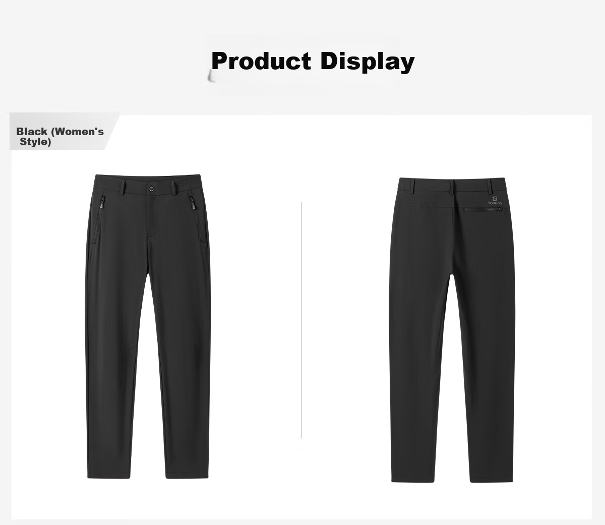 TOREAD Functional Pants for Men, Spring And Summer Outdoor Elastic Breathable Quick-Dry Trousers, Casual Hiking And Mountaineering Pants TAMMEN81823 9