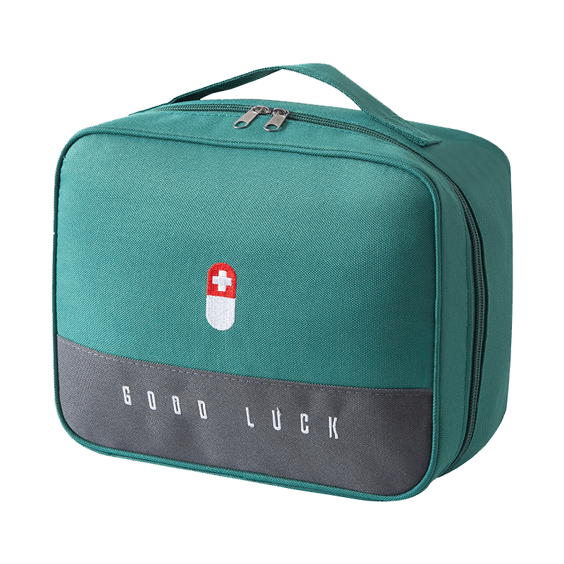 Bonayun Travel Medicine Storage Bag, Medical Kit, Large Outdoor Portable First Aid Bag, Handheld Student Health Protection Bag