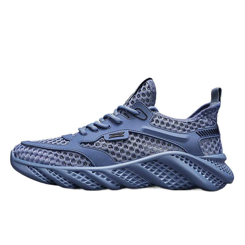 FOOTOPPO Mesh Sports Casual Shoes for Men, Summer Breathable Mesh Shoes, Non-Slip Hollow Mesh Thin Sneakers for Men in Summer